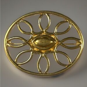 Monet Gold Brooch